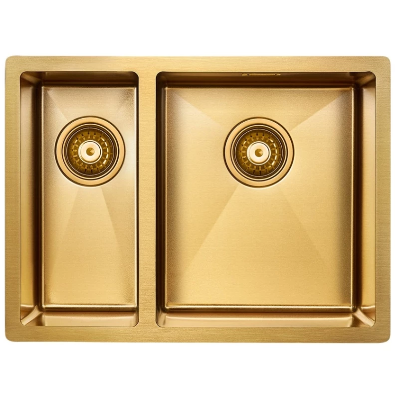 Кухонная мойка Paulmark Annex золотой матовый PM545944-BGR