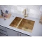 Кухонная мойка Paulmark Annex золотой матовый PM545944-BGR - 4