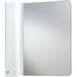Изображение товара зеркальный шкаф 60x80 см белый глянец l/r bellezza олимпия 4619309000015