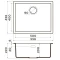 Кухонная мойка Artceramic Omoikiri Yamakawa 55-U/I-GR ленинградский серый 4993777 - 5