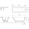 Чугунная ванна 140x70 см Vinsent Veron Concept VCO1407042 - 2