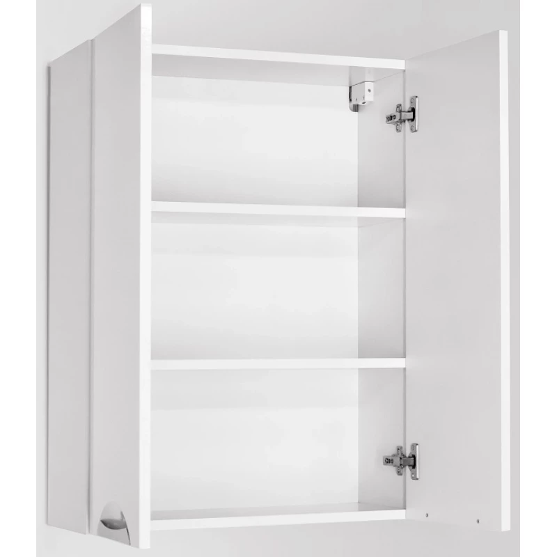 Шкаф двустворчатый подвесной белый глянец Style Line Жасмин ЛС-00000334