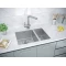 Кухонная мойка Paulmark Annex нержавеющая сталь PM545944-BSL - 3