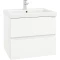 Комплект мебели белый глянец 70 см Onika Эвада 107059 + UM-COM70/1 + 206085 - 8