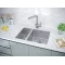 Кухонная мойка Paulmark Annex нержавеющая сталь PM545944-BSR - 4