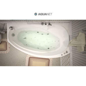 Изображение товара акриловая ванна 168,9,x99 см правая aquanet jersey 00205329