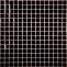 Стеклянная плитка мозаика GK01 стекло черный  (сетка)(2,0*2,0*4) 32,7*32,7
