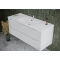 Комплект мебели белый глянец 121 см Sancos Norma 2.0 NR2.0120-1W + CN7006 + CI1200 - 3