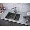 Кухонная мойка Paulmark Annex вороненая сталь PM545944-GML - 4
