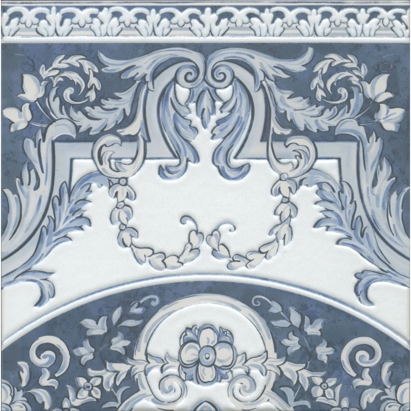 Декор Kerama Marazzi Алмаш продолжение угла синий 30x30x8 HGD/A511/SG9174 