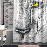 Изображение товара штора для ванной комнаты wasserkraft  isar sc-73101