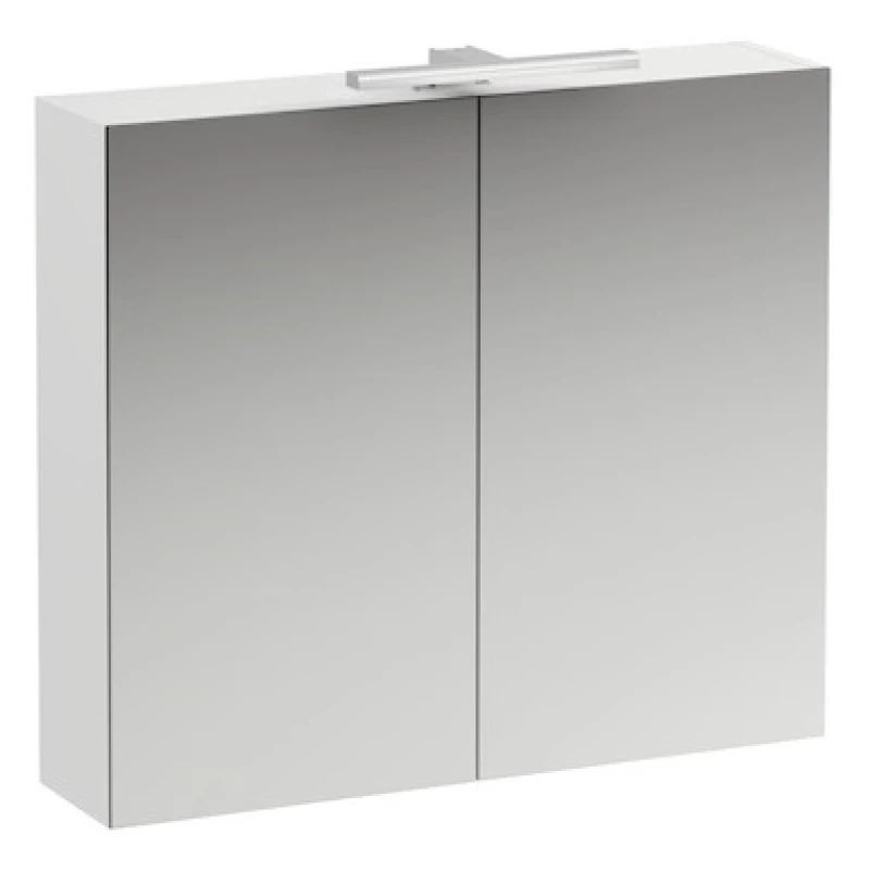 Зеркальный шкаф 80x70 см белый глянец Laufen Base 4.0280.2.110.261.1