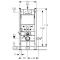Комплект подвесной унитаз Esbano Clavel ESUPCLAVW + система инсталляции Geberit 458.125.11.1 - 5