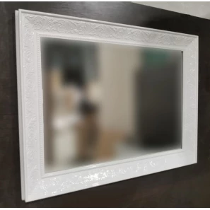 Изображение товара зеркало 120x80 см белый глянец corozo классика sd-00000269
