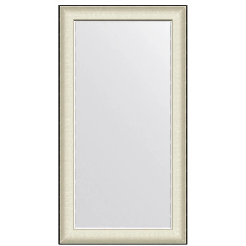Зеркало 58x108 см белая кожа с хромом Evoform Definite BY 7627