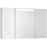 Зеркальный шкаф 120х75 см белый глянец Акватон Мадрид 1A113402MA010