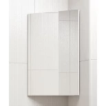 Изображение товара зеркальный шкаф угловой 37x70 см белый глянец corozo триана sd-00000300