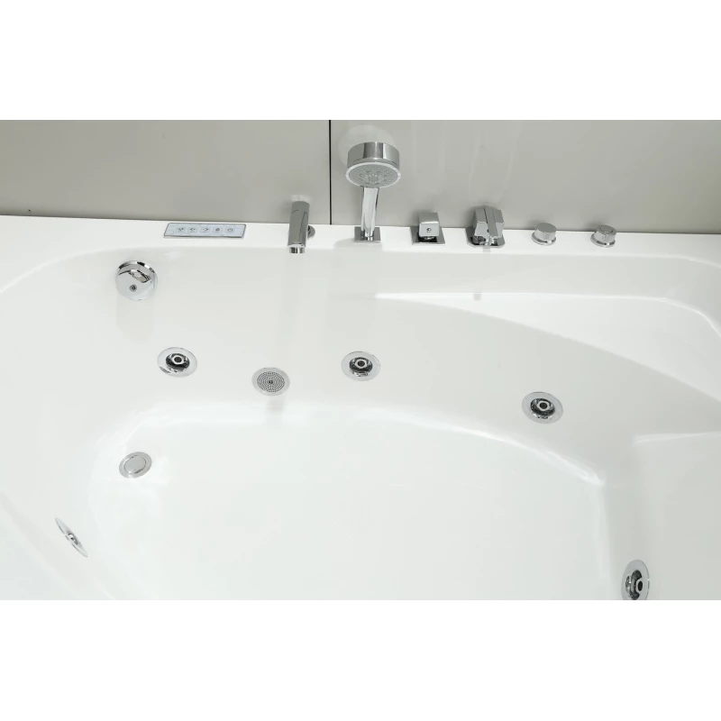 Акриловая гидромассажная ванна 160x100 см Black & White Galaxy 500800R