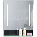 Изображение товара зеркало 88x83,3 см белый глянец astra-form альфа 020306