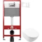 Комплект подвесной унитаз Villeroy & Boch Subway 3.0 4670TS01 + система инсталляции Tece 9400413 - 1