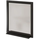 Изображение товара зеркало 72,5x81,4 см черный матовый caprigo jardin 10431-b032