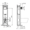 Комплект подвесной унитаз T331101 + T679401 + система инсталляции E233267 Ideal Standard Prosys Tempo W440101 - 6