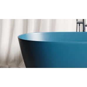 Изображение товара ванна из литьевого мрамора 164x76 см salini s-sense sofia light, покраска по ral полностью 103611grf