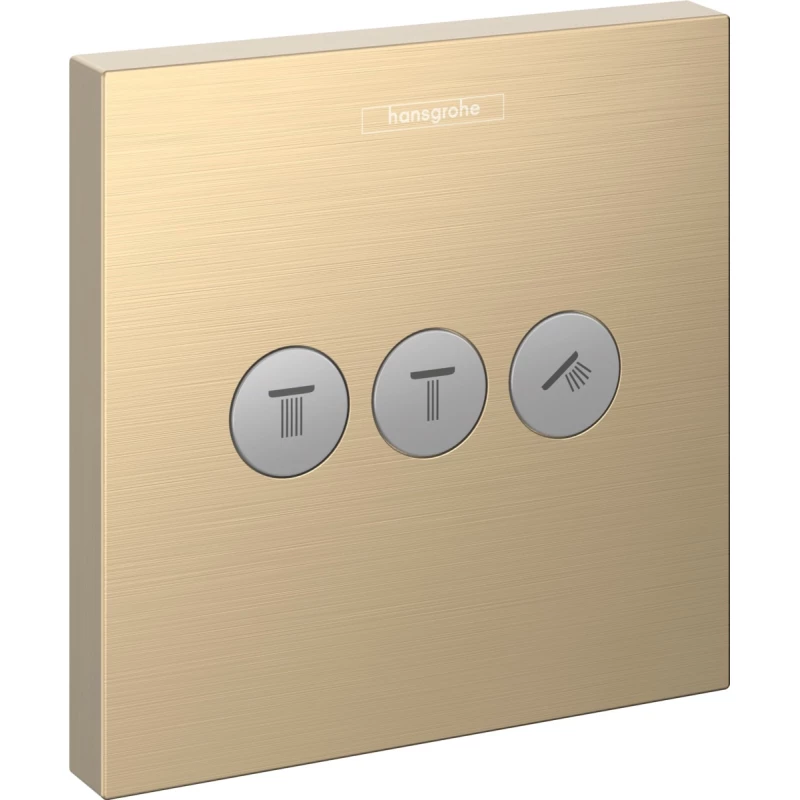 Запорно-переключающее устройство на 3 потребителя Hansgrohe ShowerSelect 15764140