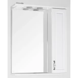 Изображение товара зеркальный шкаф 65x83 см белый глянец style line олеандр-2 лс-00000050