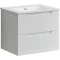 Комплект мебели белый глянец 61 см Sancos Norma 2.0 NR2.060W + CN7001 + CI600 - 3