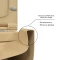 Подвесной безободковый унитаз с сиденьем микролифт Berges Ego XL 083211 - 4