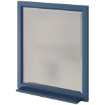 Изображение товара зеркало 72,5x81,4 см синий матовый caprigo jardin 10431-b036