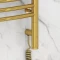 Полотенцесушитель электрический 1000x500 золотой МЭМ правый, перемычка выгнутая Сунержа Богема 3.0 03-5803-1050 - 3