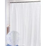 Изображение товара штора для ванной комнаты carnation home fashions damask white fscdam/21