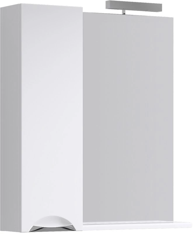 Зеркальный шкаф 75x82 см с подсветкой Aqwella Line Li.02.07