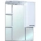 Зеркальный шкаф 78x100 см белый глянец R Bellezza Коралл 4612014001018 - 1