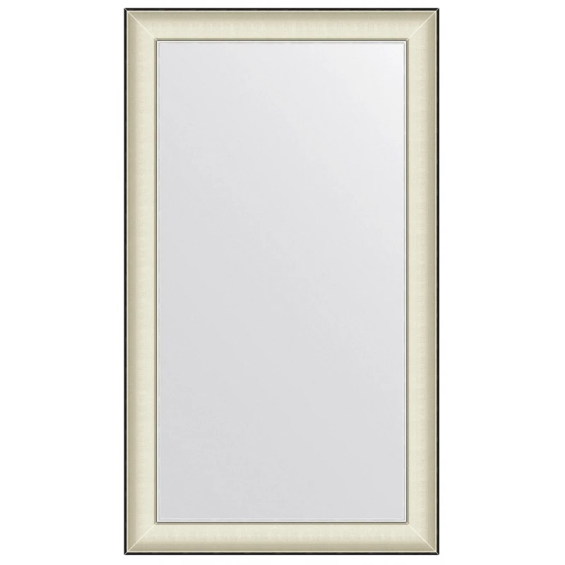 Зеркало 68x118 см белая кожа с хромом Evoform Definite BY 7631