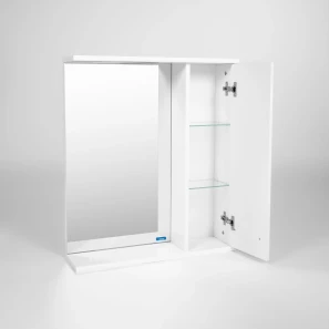 Изображение товара зеркальный шкаф 60x70 см белый r viant вена vven60-zshr