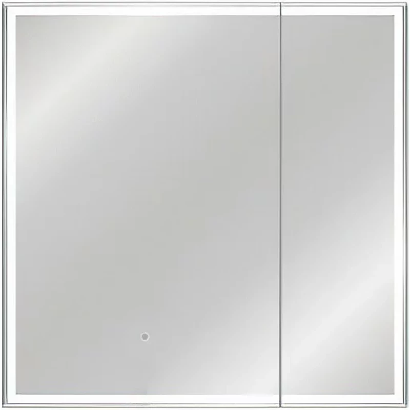 Зеркальный шкаф 80x80 см белый L Style Line Квартет СС-00002375