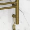 Полотенцесушитель электрический 1000x500 состаренная бронза МЭМ правый Сунержа Богема с полкой 3.0 05-5807-1050 - 3