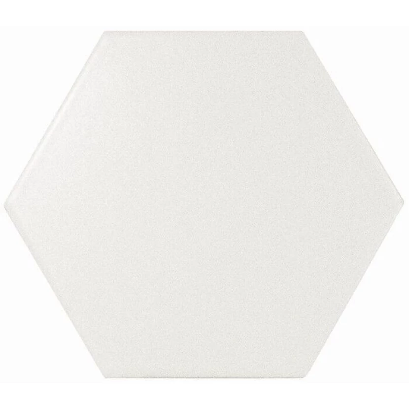 Плитка 21767 Scale Hexagon White Matt 10,7x12,4