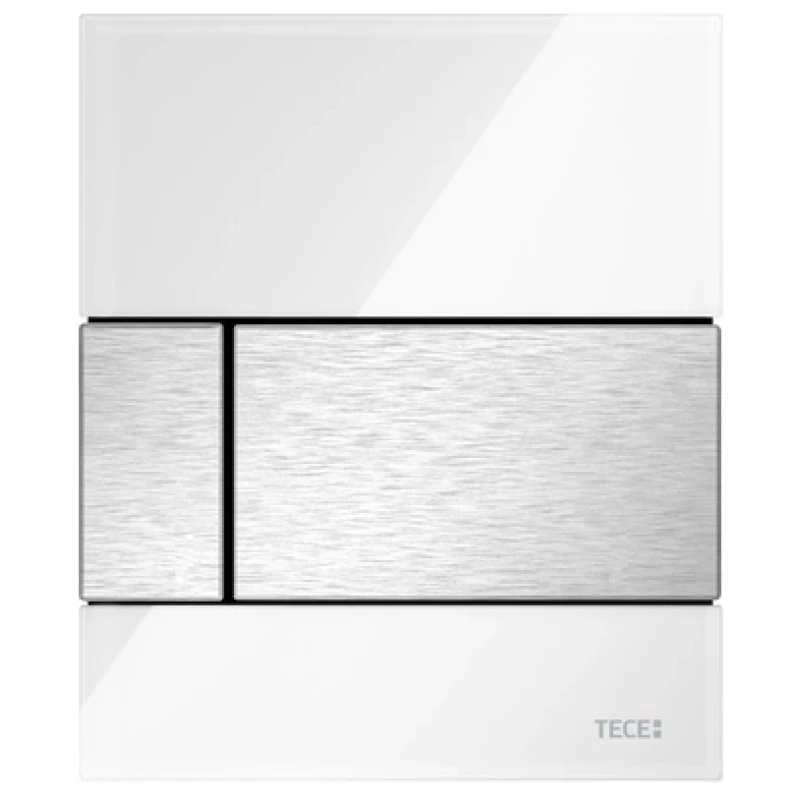 Смывная клавиша для писсуара TECE TECEsquare белый/нержавеющая сталь с покрытием против отпечатков пальцев 9242801