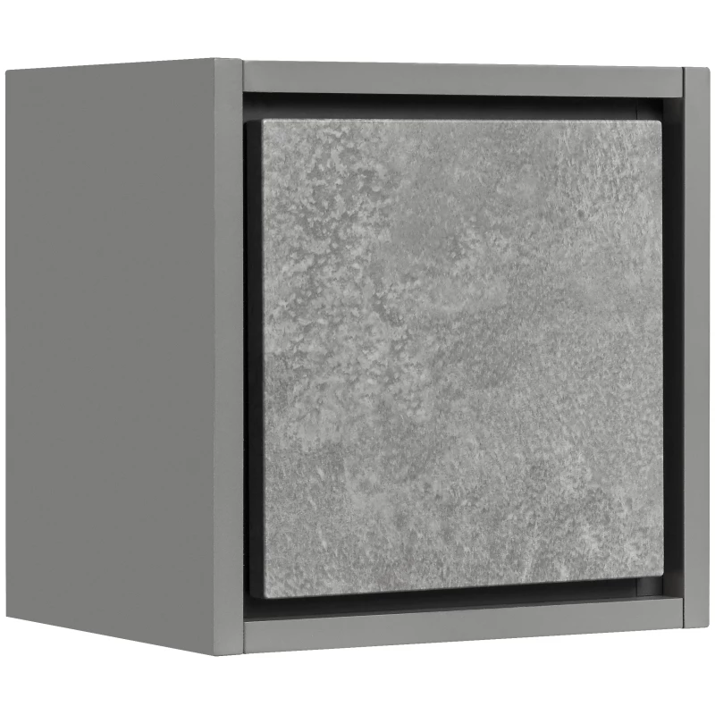 Шкаф одностворчатый подвесной 29,5x29,6 см бетон Акватон Уэльс 1A209703WAC30