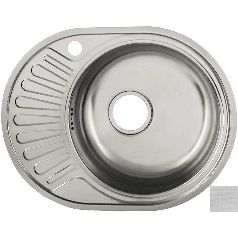 Кухонная мойка декоративная сталь Ukinox Фаворит FAL577.447 -GT6K 1R