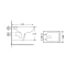 Комплект подвесной унитаз Orange C03-100W + система инсталляции Jacob Delafon E5504-NF + E4316-CP - 10