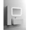 Комплект мебели белый матовый 101 см Sancos Snob T SNT100LW + CN7014 + CI1000 - 2