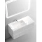 Комплект мебели белый матовый 101 см Sancos Snob T SNT100LW + CN7014 + CI1000 - 12