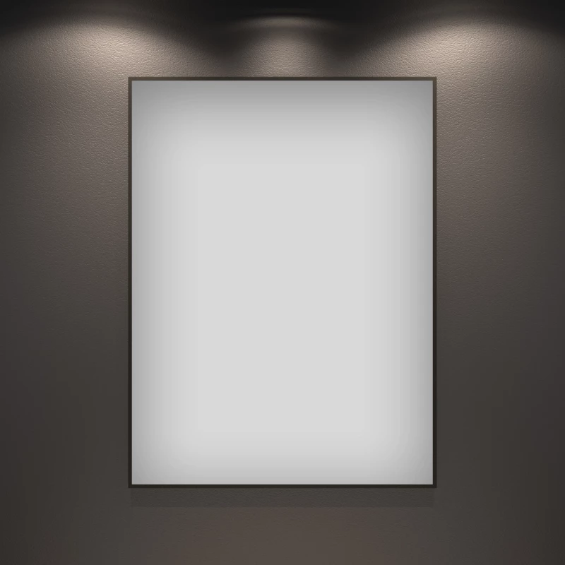 Зеркало 80x120 см черный матовый Wellsee 7 Rays’ Spectrum 172200760