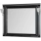 Зеркало 120x96,3 см черный серебряная патина Aquanet Паола 00181767 - 2