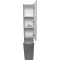 Пенал напольный серый матовый с бельевой корзиной R Style Line Бергамо СС-00002330 - 3